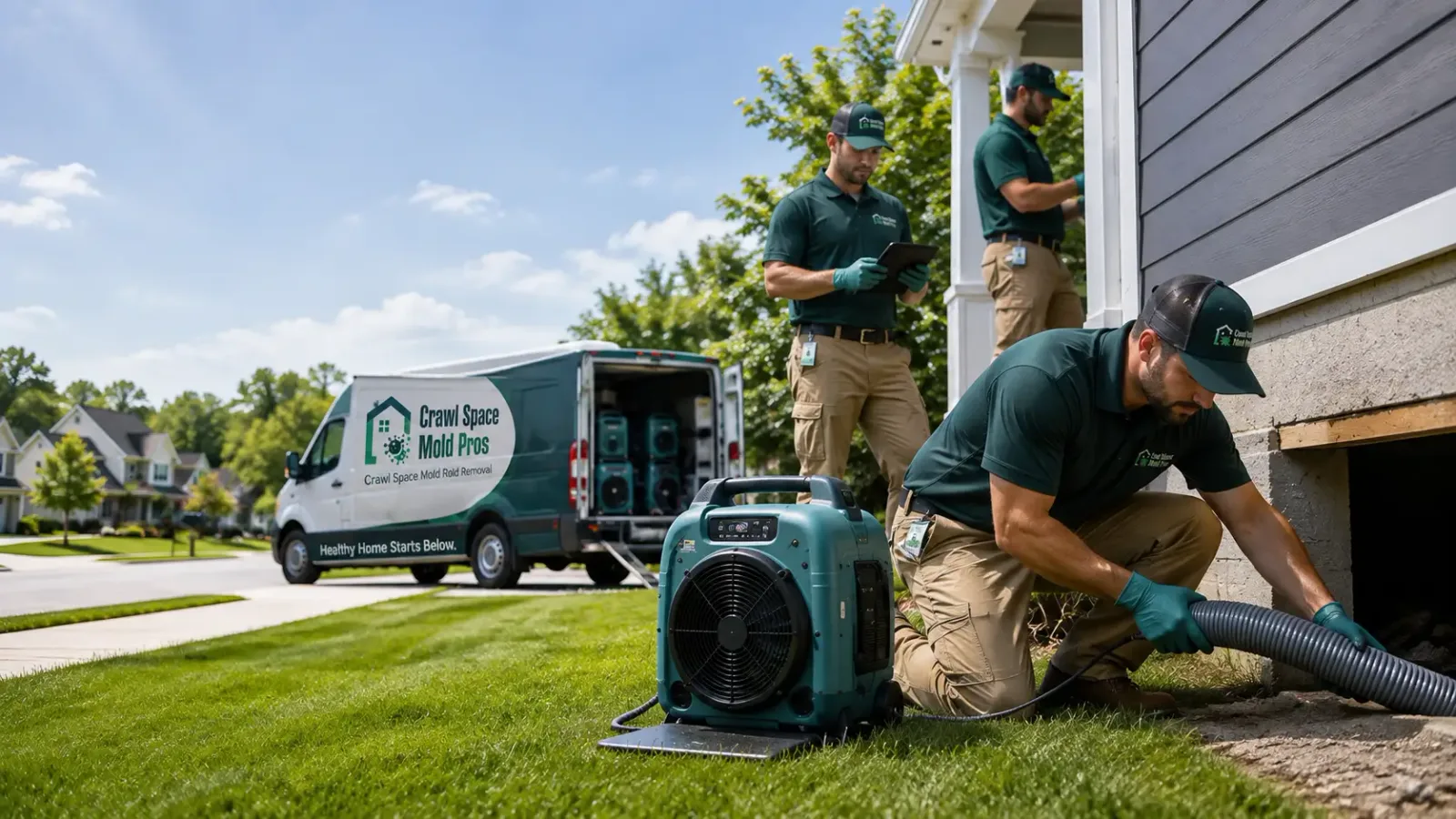 Crawl Space Mold Removal in Mentone, CA